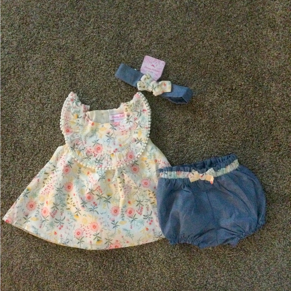 3 piece summer baby outfit